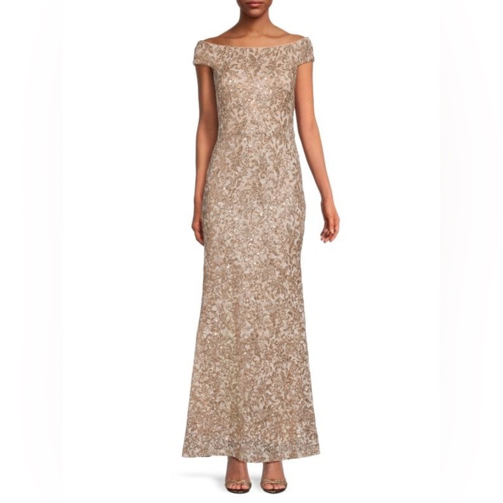 Vince Camuto sequins gown perfect for New Years or mother of the bride